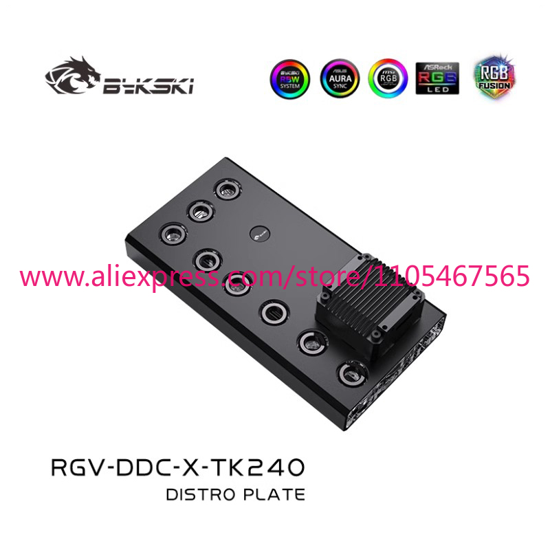 1PCS Acrylic Distro Plate / Bo - Distro Plate Ddc Pump Combo ulasan dan harga