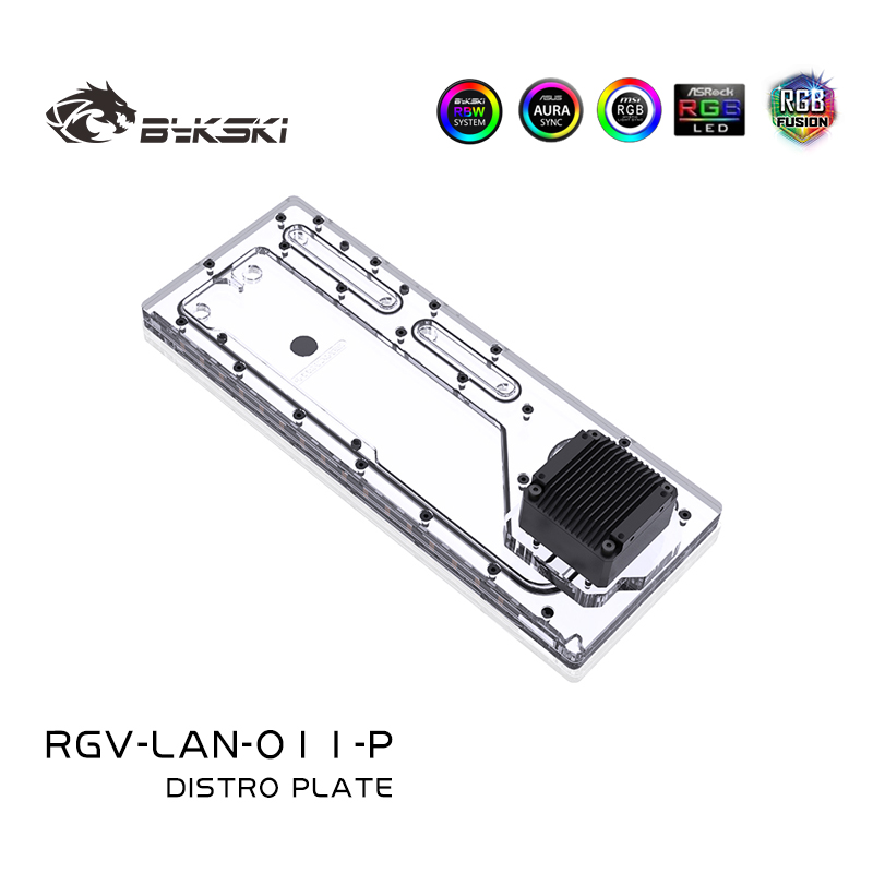 BYKSKI  Acrylic Board Water Di - Distro Plate Ddc Pump Combo ulasan dan harga