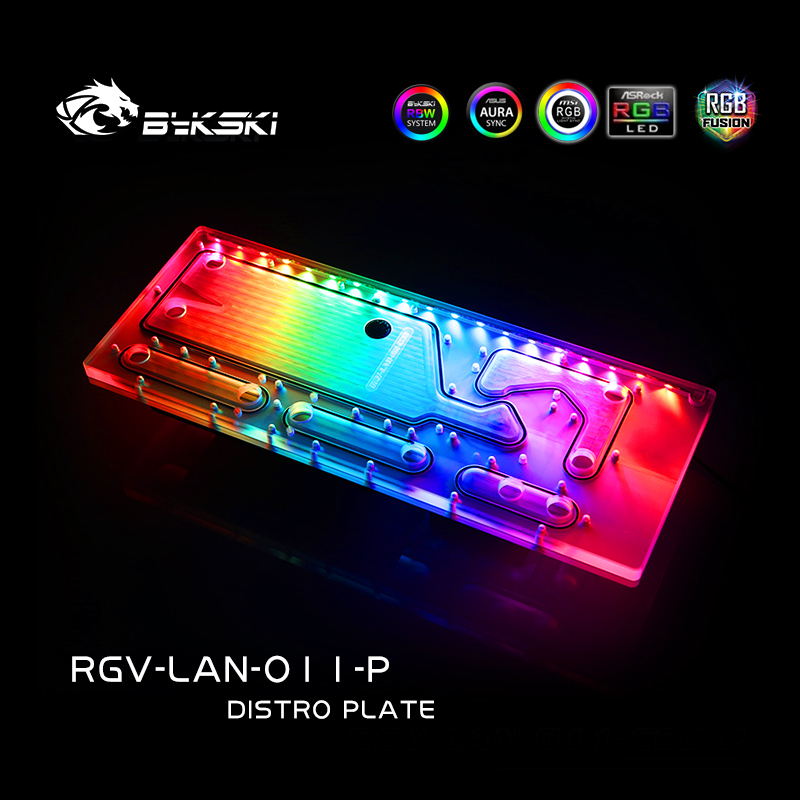 BYKSKI RGV-LAN-O11-P Acrylic B - Distro Plate Ddc Pump Combo ulasan dan harga