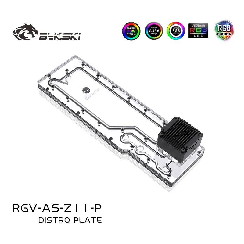BYKSKI RGV-AS-Z11-P Acrylic Ta - Distro Plate Ddc Pump Combo ulasan dan harga