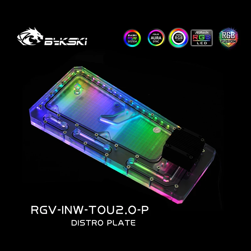 BYKSKI Acrylic Board Water Cha - Distro Plate Ddc Pump Combo ulasan dan harga