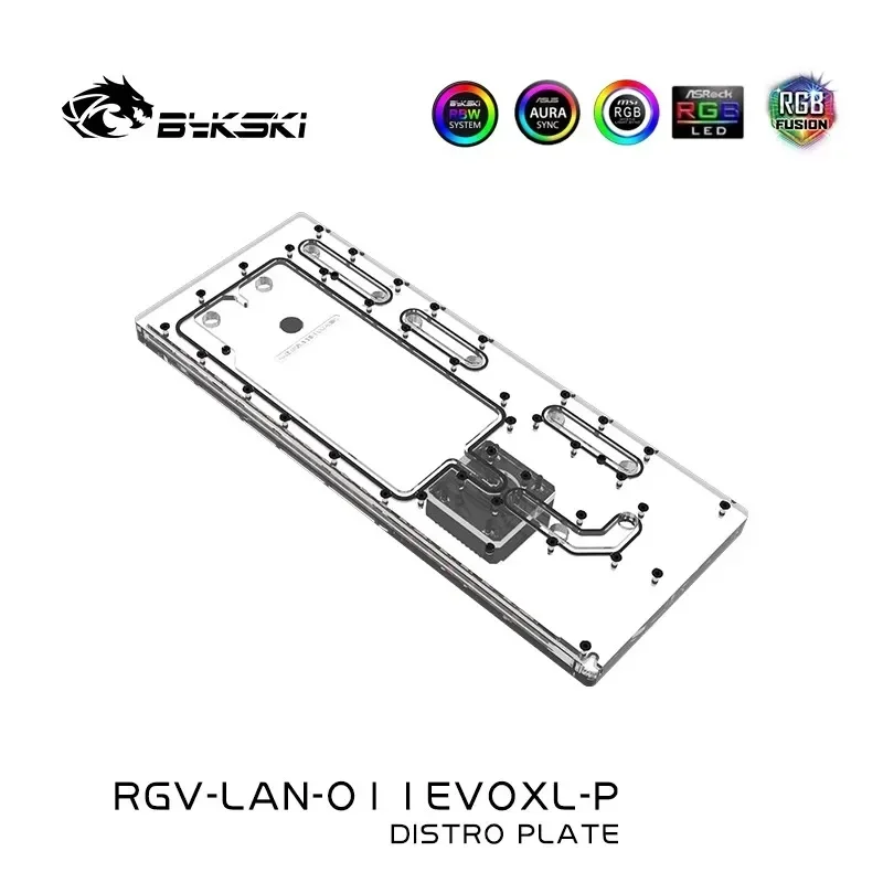 Bykski Acrylic Distro Plate /B - Distro Plate Ddc Pump Combo ulasan dan harga