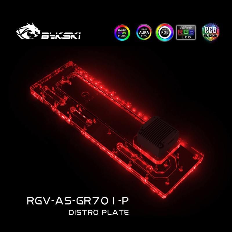 BYKSKI Distro Plate Acrylic Re - Distro Plate Ddc Pump Combo ulasan dan harga