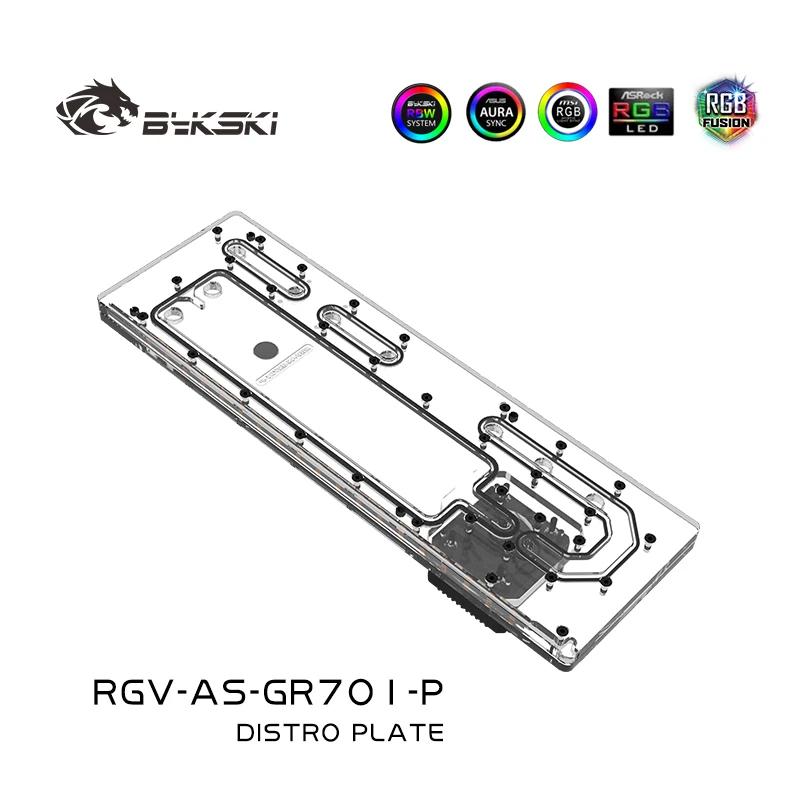 BYKSKI Distro Plate Acrylic Re - Distro Plate Ddc Pump Combo ulasan dan harga