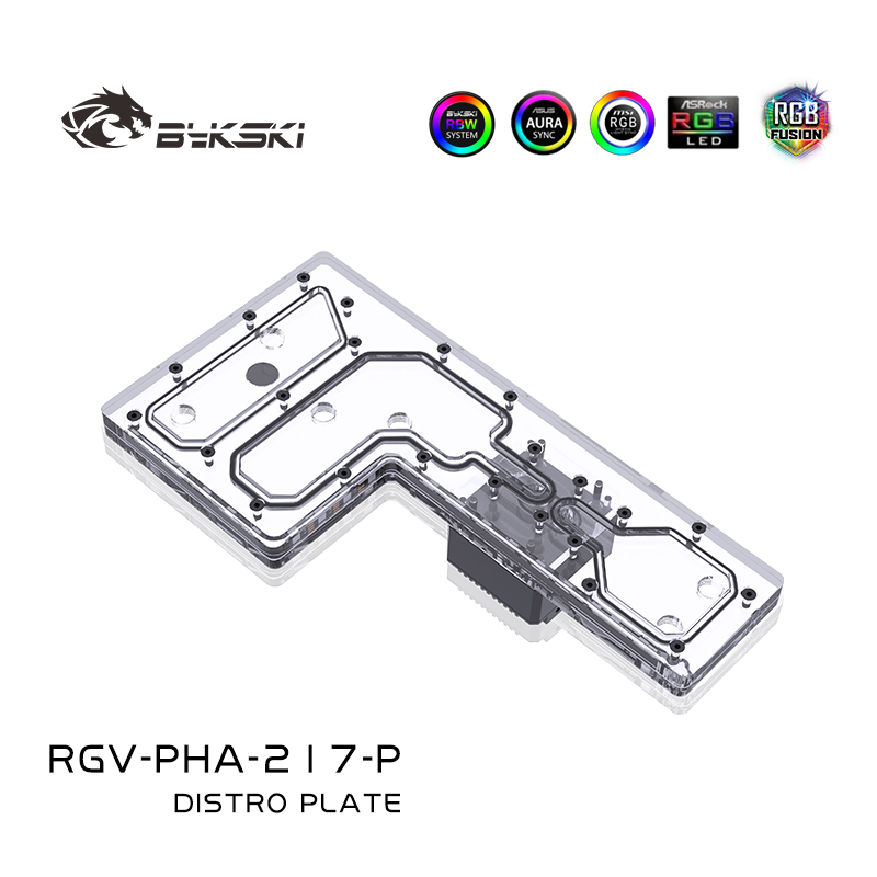 Bykski RGV-PHA-217-P Acrylic D - Distro Plate Ddc Pump Combo ulasan dan harga