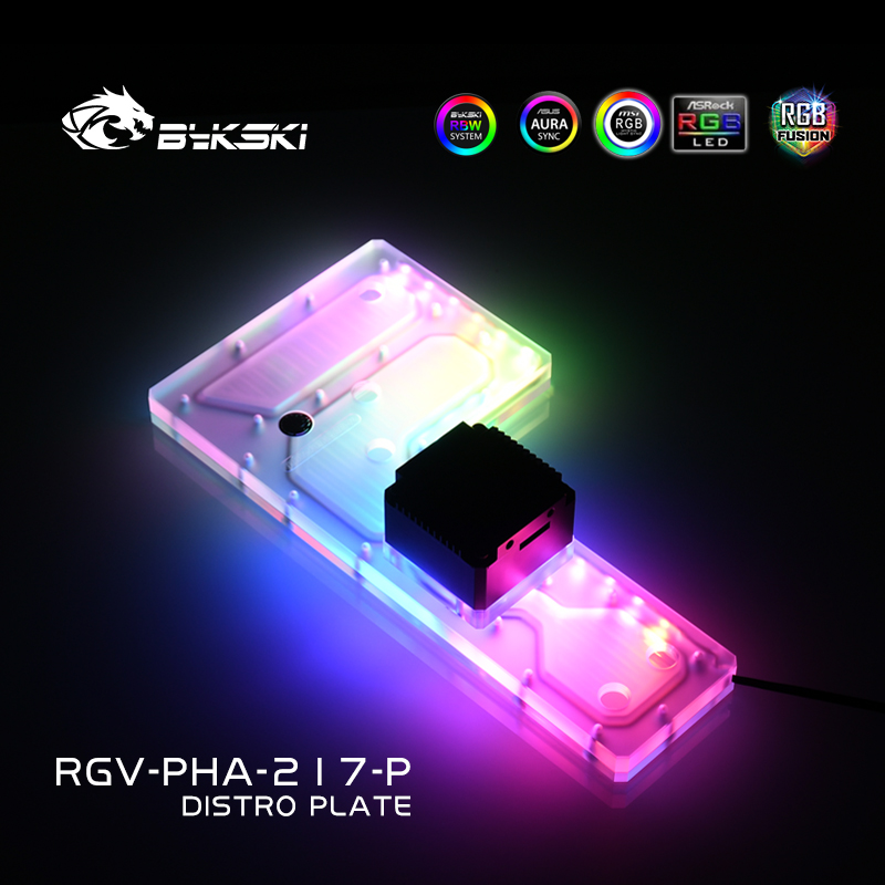 Bykski RGV-PHA-217-P Acrylic D - Distro Plate Ddc Pump Combo ulasan dan harga