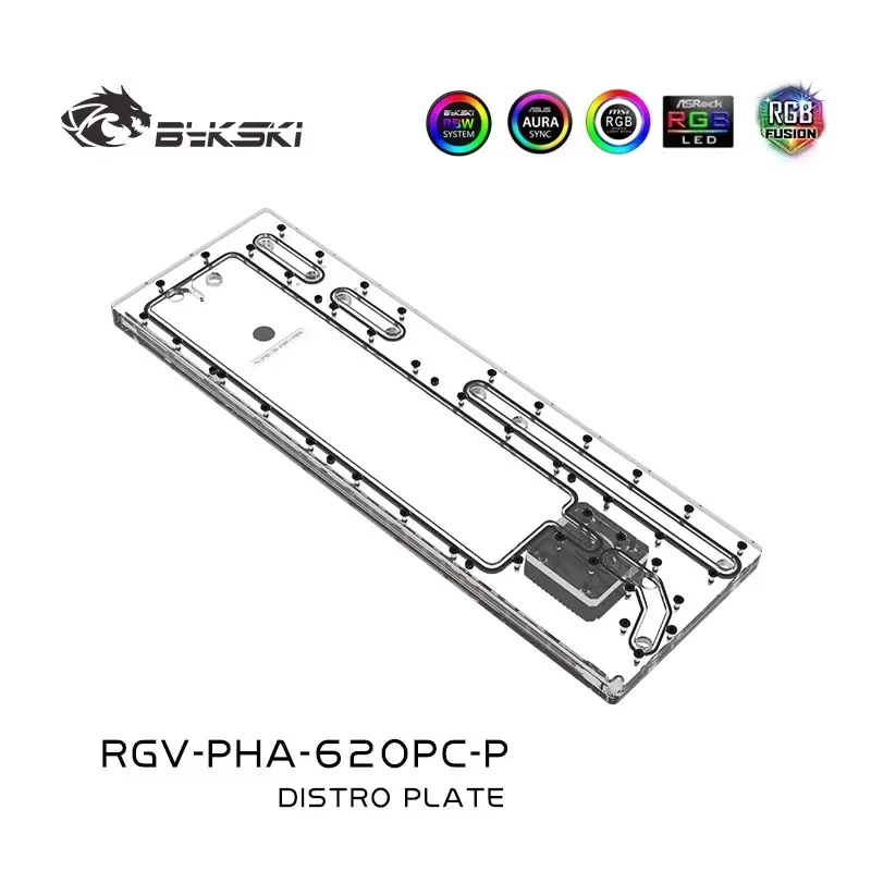 Bykski Acrylic Distro Plate /B - Distro Plate Ddc Pump Combo ulasan dan harga