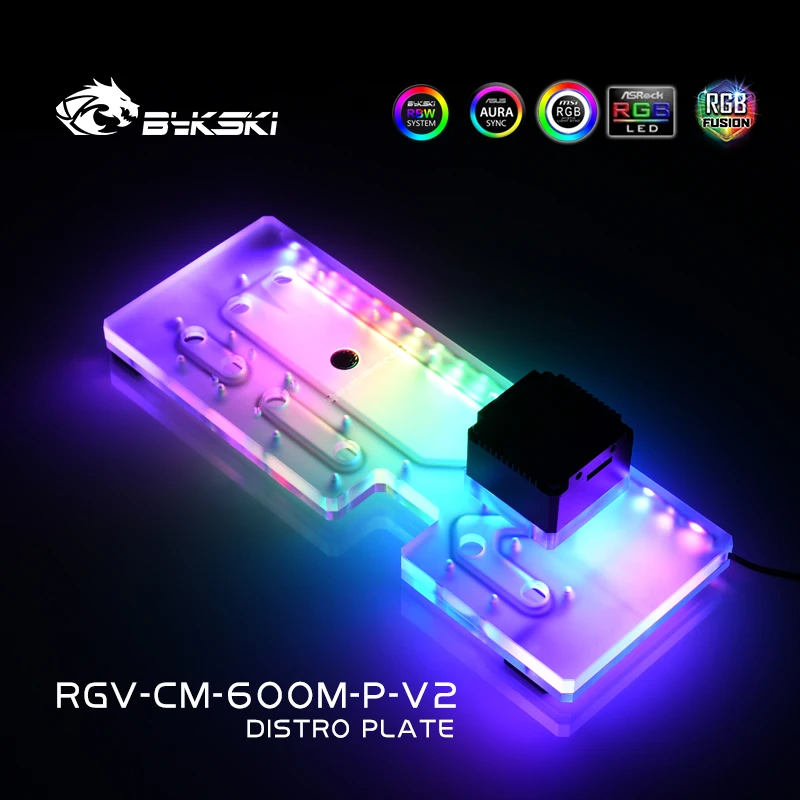 Bykski Acrylic Distro Plate /  - Distro Plate Ddc Pump Combo ulasan dan harga