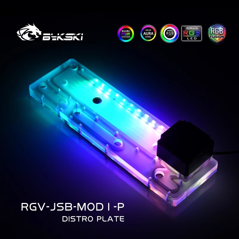 BYKSKI Acrylic Board Water Cha - Distro Plate Ddc Pump Combo ulasan dan harga